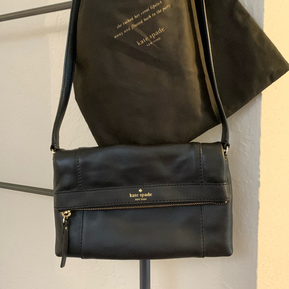 Kate Spade Black Leather Sling